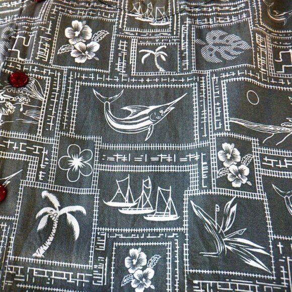 High Surf Hawaiian style button shirt - Picture 2 of 3